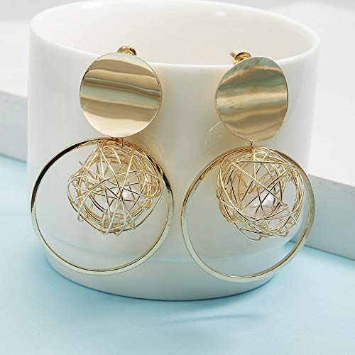 ARZONAI New Trendy Fashion Jewelry Golden Pearl Fancy Boho Earrings Stylish & Latest Earrings for Women & Girls