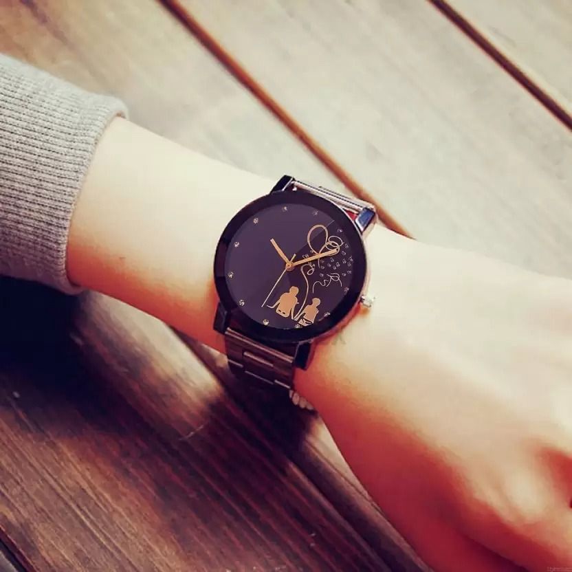 Arzonai Attractive Metal Fashion Watch For Women And Girl