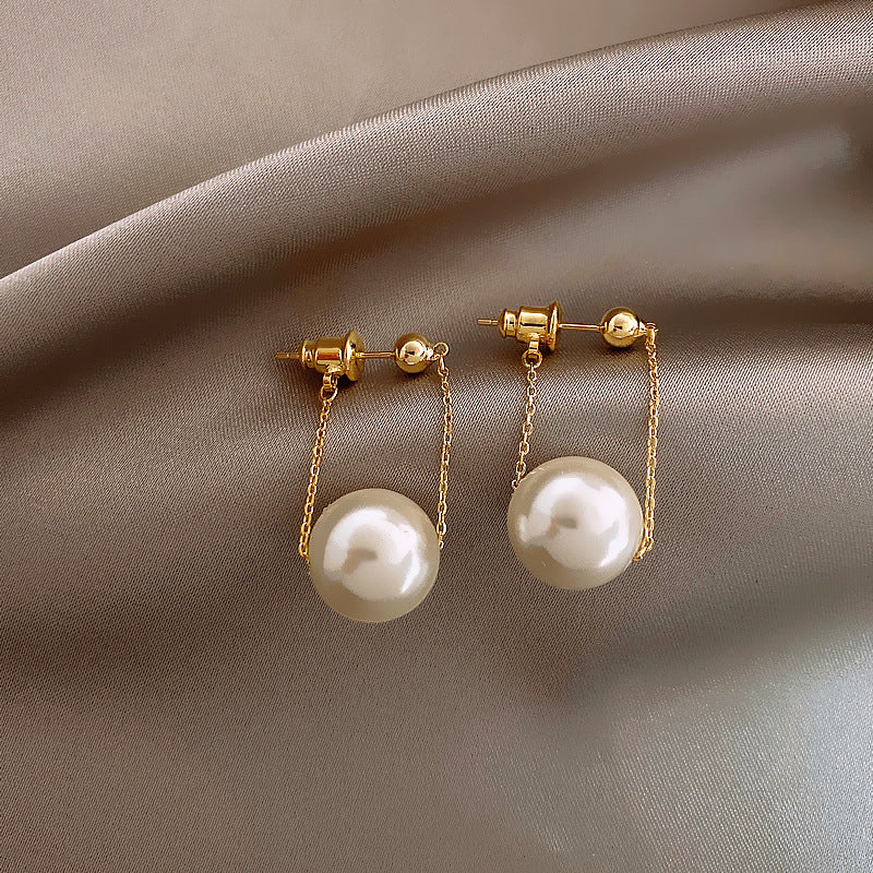 Arzonai Simple and fashionable all-match earrings, small pearl earrings, high-end earrings, new trendy women's Korean earrings