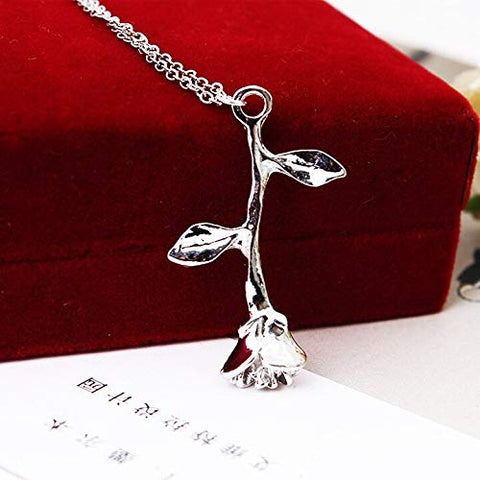 Trendy Rose Pendant Chain For Women and Girls