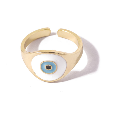 Arzonai  new jewelry alloy funny drip eye ring exquisite all-match trend jewelry