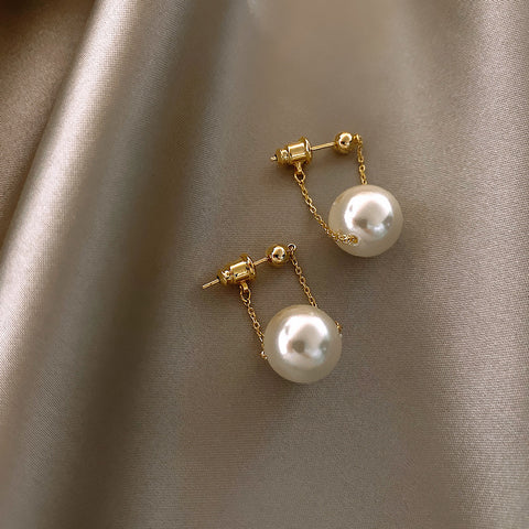 Arzonai Simple and fashionable all-match earrings, small pearl earrings, high-end earrings, new trendy women's Korean earrings