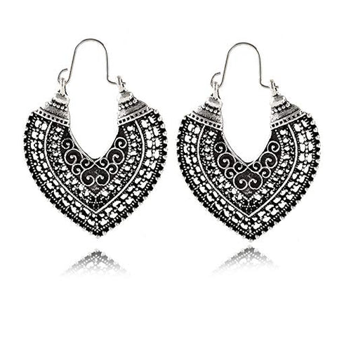 ARZONAI New Trendy Fashion Afghani Silver Jewelry Fancy Boho Earrings Stylish & Latest Earrings for Modern Women & Girls