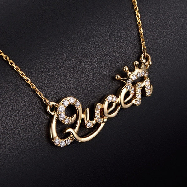 Arzonai Queen Pendant Necklace for women and Girls