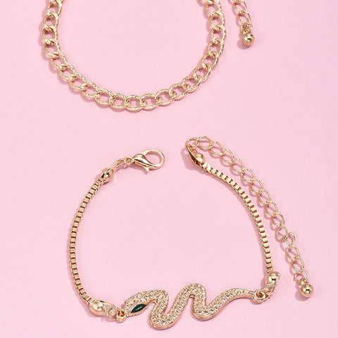 Arzonai Personalized Women's Bangle Bracelet Combination Set Series Popular Fashion