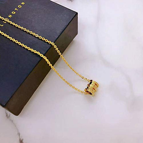 ARZONAI Temperament SILVER Small waist chain pendant Neckalce transfer bead neck jewelry clavicle chain for girlfriend birthday gift