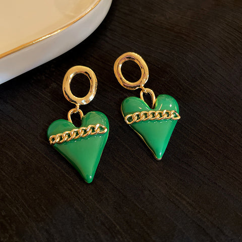 Arzonai  Fancy Green  Earrings Hot Selling Fashion Earrings for women and Girls