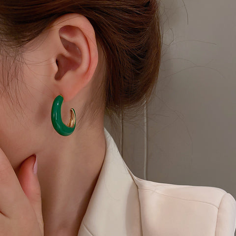 Arzonai  Fancy Green  Earrings Hot Selling Fashion Earrings for women and Girls