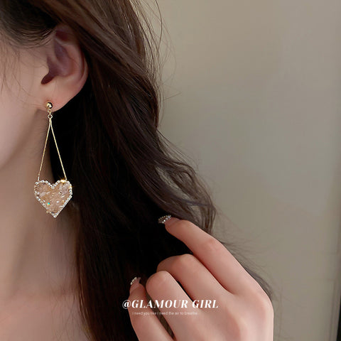 Arzonai earrings women Europe and America exaggerated temperament long tassel earrings super flash earrings wholesale women