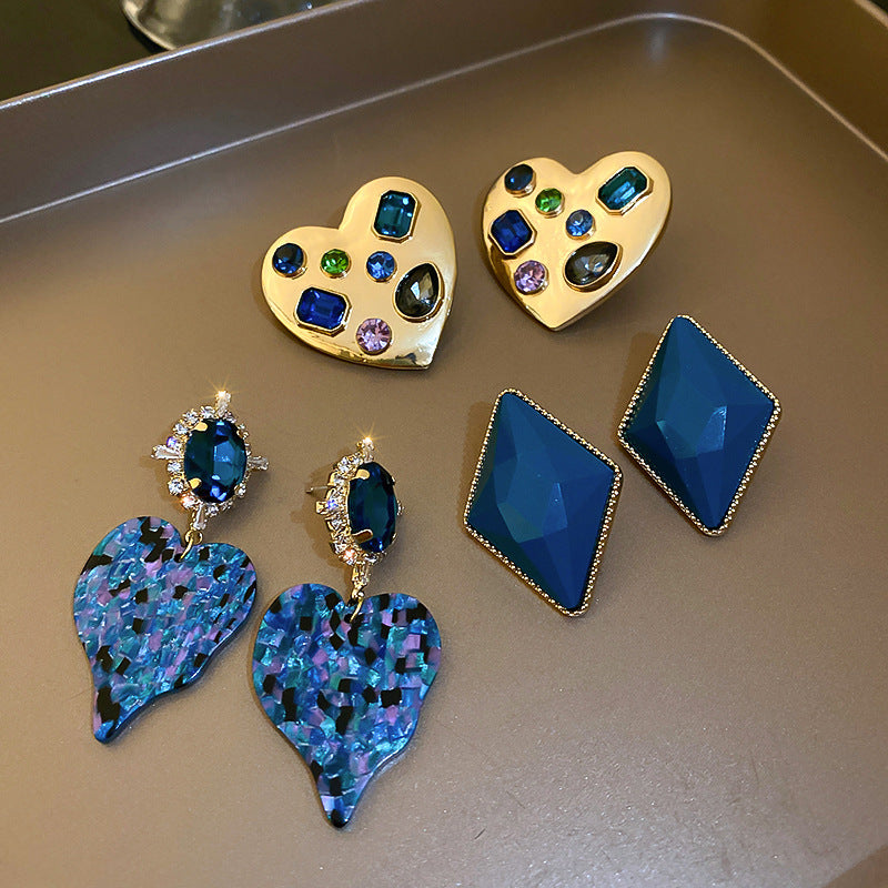 Arzonai Blue Fancy Earrings for women and Girls