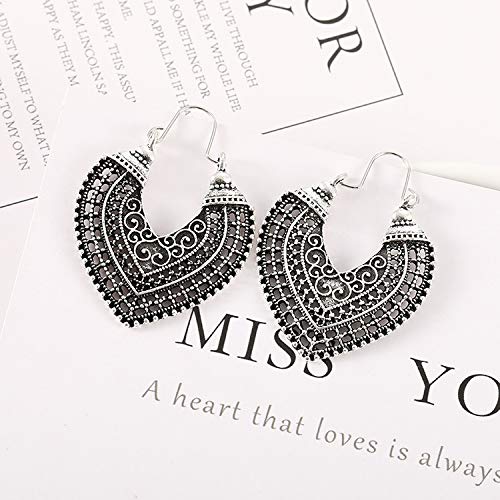 ARZONAI New Trendy Fashion Afghani Silver Jewelry Fancy Boho Earrings Stylish & Latest Earrings for Modern Women & Girls