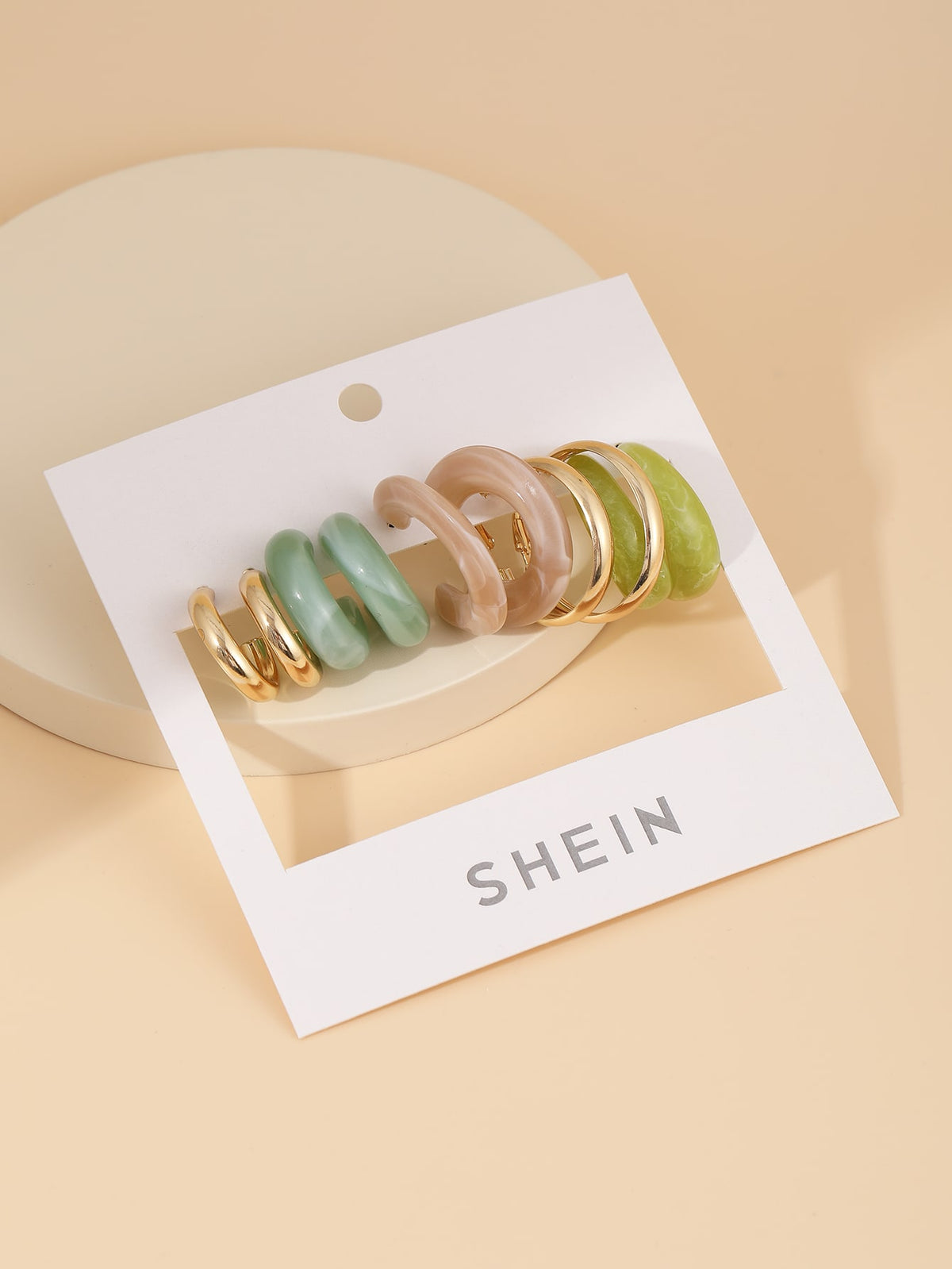 Arzonai Hoops Earrings for Women and Girls 5Pcs Set