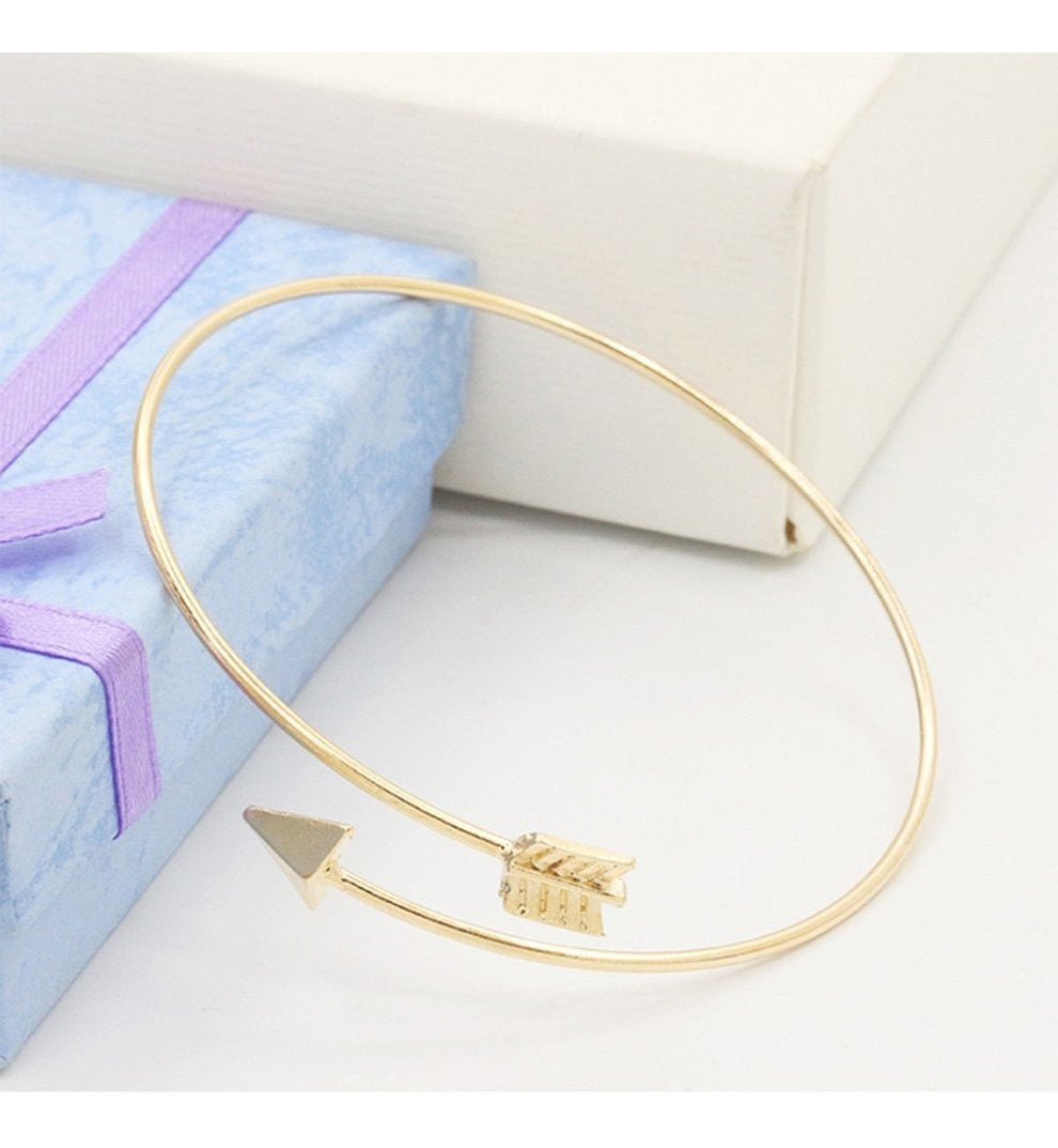 Arzonai Bracelets for girls Adjustable Open Arrow Bracelet Bangle Bangles girls Jewelry