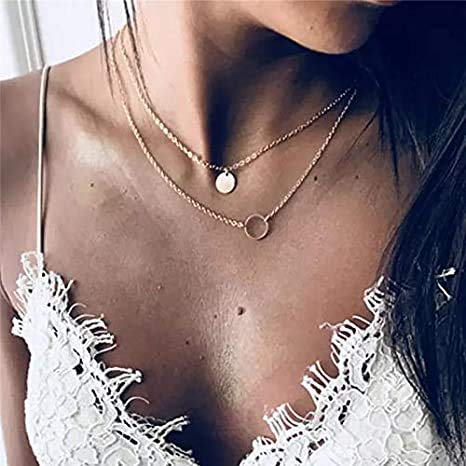 ARZONAI Trendy Layered Necklace for Party wear for Women and Girls