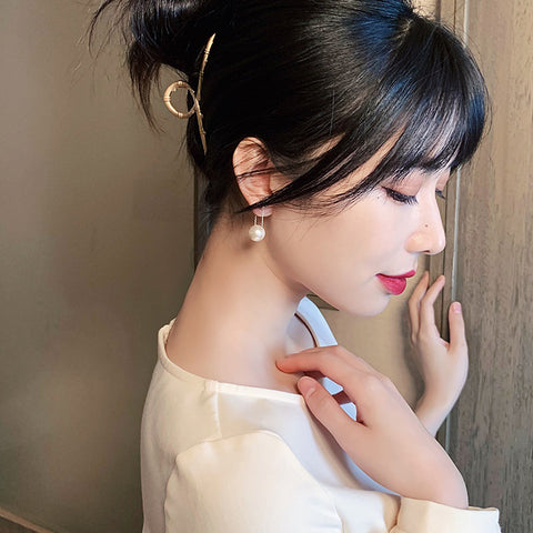 Arzonai Simple and fashionable all-match earrings, small pearl earrings, high-end earrings, new trendy women's Korean earrings