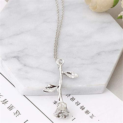 Trendy Rose Pendant Chain For Women and Girls