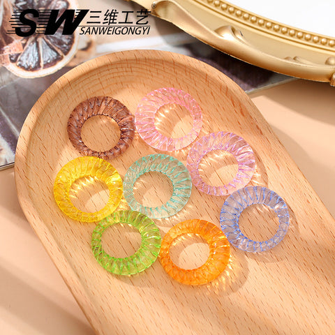 Arzonai retro color ring creative jewelry fashion button geometric ring cold wind ring factory wholesale