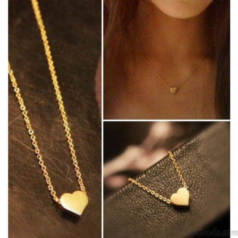 Arzonai Heart Minimal Necklace For Girls