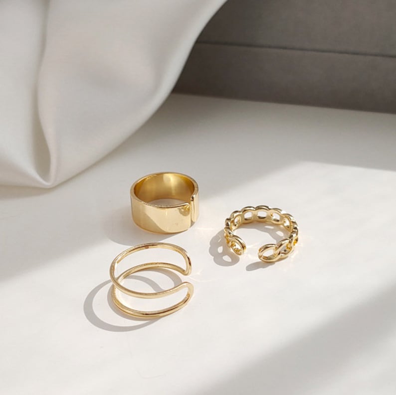 Arzonai Minimalist Ring, Streetwear Ring, Cool Ring, Silver Stacking Band Ring, Silver Band Ring