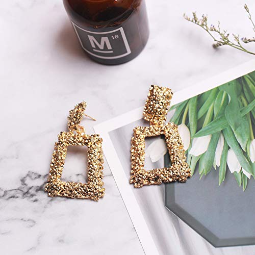 ARZONAI New Trendy Fashion Jewelry Golden Fancy Dangler Geomatric Boho Earrings Stylish & Latest Earrings for Women & Girls